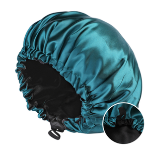 Bonnet en Satin Vente en Gros Réglable Double Face Satin Soyeux Cheveux Wrap Réversible Bonnet De Cheveux - Product Image 4
