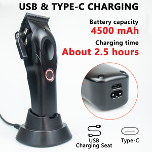 <strong>2026</strong> New Model High Torque 8800rpm Motor Barber <strong>Machines</strong> Professional Hair Clipper Set with Charging Base Haarschneider - Product Image 5