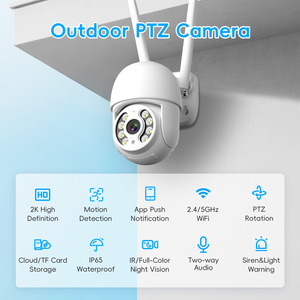 Cámara Wi-Fi Impermeable Transfronteriza con Alertas Inteligentes; Cámara Domo PTZ HD Inalámbrica <span class=keywords><strong>ICSee</strong></span> de Venta Caliente de Fábrica con 2 Vías de Audio - Product Image 3