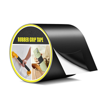 Xuri Ultra Strong Black Grip Tape Ruban antidérapant en caoutchouc Texturé Ultra Thin Grip Tape Non abrasif Strong Grip Rubber Tape