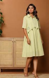 Vestido Estampado Elegante para Mujer, Ropa de Moda Diaria, Vestido Liso para Mujer, Estilo Casual Occidental Minimalista - Product Image 3