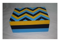 Cajas Rectangulares Hechas a Mano de Resina de Madera Ecológica de Alta Calidad, Estilo Vintage, Multifuncionales, para Almacenamiento, ZONA DE ARTE INDIO