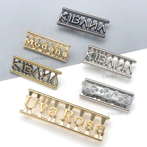 Approvisionnement d'usine petites épingles de sécurité en nickel personnalisées 3D/impression logo broche en métal épingle de sûreté pour étiquette nominative - Product Image 3