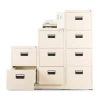 Armoire de classement en acier de haute qualité à 2, 3 ou 4 tiroirs, design moderne, pour bureau, vente en gros