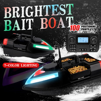 Explosif transfrontalier 500 mètres bateau de pêche de pêche appât télécommandé intelligent et crochet d'alimentation crochet d'alimentation navire