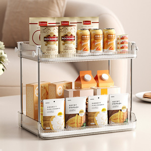 Multi Layer Desktop Storage Rack For Water Cups <b>Tea</b> Coffee Cosmetic Home Living Room Organizing Plastic 2 Sets <b>Standing</b> Type - Product Image 3