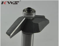 Set Mata Bor Kayu PCD Carbide KWS 1/2 dari Produsen China untuk Mesin Router dan Mesin Bubut Kayu