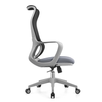 2024 Guangdong nouveau Design Silla de oficina chaises de bureau blanches pivotantes en maille à dossier haut ergonomique de haute qualité