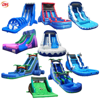Grand toboggan aquatique gonflable pour enfants et adultes, toboggan aquatique gonflable pas cher, grande piscine gonflable pour les locations de fêtes