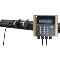 Débitmètre ultrasonique D116 RTD PT1000 LoRa personnalisable à fixation par pince pour tuyaux de 25 mm à 1200 mm, RS485 MODBUS, haute précision +/-1%, en plastique