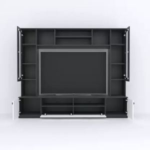 Unité de divertissement moderne à lumière LED Meuble <span class=keywords><strong>TV</strong></span> Vitrine pour meubles de salon avec éclairage LED - Product Image 1
