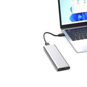 M. <span class=keywords><strong>2</strong></span> Nvme Ngff Aluminium Zilverachtige Laptop Ssd Externe Harde Schijf Case Mobiele Tas Voor Handige Opslag - Product Image 4