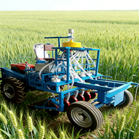 Máquina Sembradora de Trigo Autopropulsada de Precisión / Accionada por Motor / Implemento Agrícola para Pequeñas Explotaciones