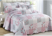 Nouvelle couette imprimée de style pastoral coréen, couvre-lit pour le printemps et l'automne, couture fine, personnalisation des couleurs