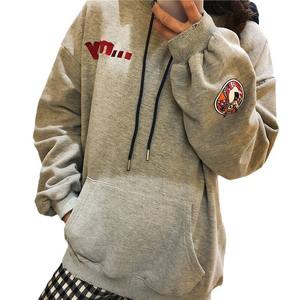 Nuevo Conjunto de Dos Piezas de Sudadera Estilo Coreano Holgado con Doble Capucha, Diseño de <span class=keywords><strong>Lobo</strong></span> Salvaje, Estilo Hong Kong, para Parejas - Product Image 5