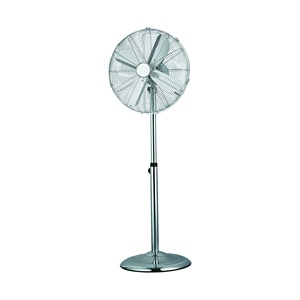 Cheapest Price 3 Speeds 220v <strong>Silver</strong> Electric High Speed Retro Home Industrial Metal Blade Standing 16inch Pedestal <strong>Fan</strong> - Product Image 6