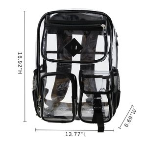 Sac à dos transparent robuste pour l'école et le travail - Product Image 2