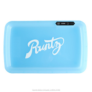 De <span class=keywords><strong>Runtz</strong></span> bosque galletas resplandor en el oscuro bandeja de balanceo voz sensible brillo bandeja led bandeja de balanceo - Product Image 1