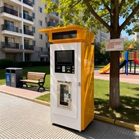 Distributeur d'eau automatique 24h/24 prenant en charge les paiements par carte multi-devises, contrôle mobile SDK à distance