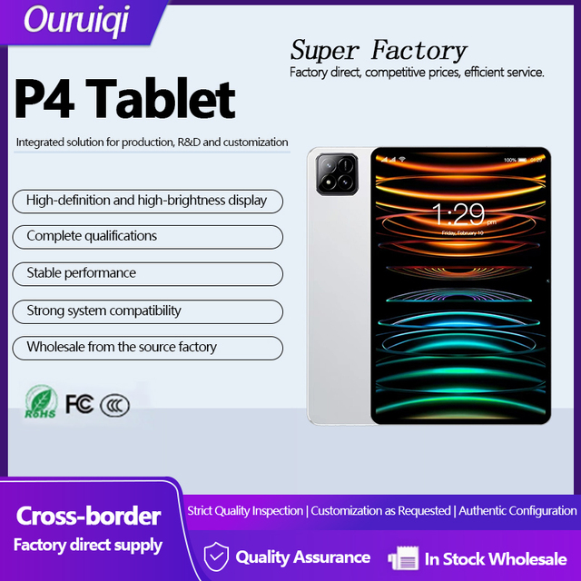 New Cross-Border Pad6S Pro 10.1-inch Android Tablet | HD Large Screen | 2-in-1 for Gaming and Office | Smart Dedicated Tablet