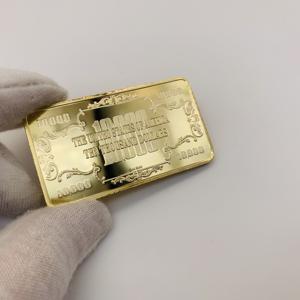 IJzeren vergulde Amerikaanse presidentiële vierkante bankbiljetten van tien duizend dollar, metalen staaf - Product Image 5