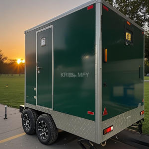 Toilettes portables de luxe VIP mobiles, prix de gros, meilleur design 2025, toilettes chimiques sur remorque - Product Image 6