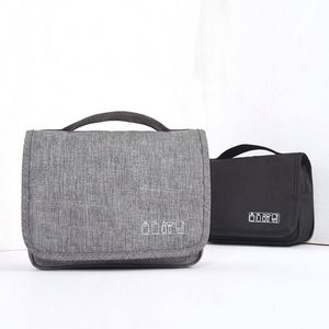Bolsa de Aseo de Viaje Portátil, Impermeable, de Gran Capacidad, con Logotipo Personalizado, para Cosméticos y Maquillaje - Product Image 4