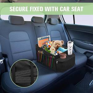 Organizador de asiento trasero de coche para asientos delanteros y traseros, portavasos para viajes y viajes por carretera esenciales para niños, se adapta a coches, camiones y furgonetas - Product Image 6