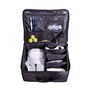 Large capacity Golf organizer outdoor sport gear storage golf truck bag for golf accessories with adjustable divider