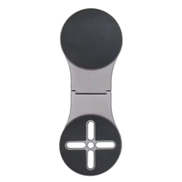 Support magnétique double en aluminium pour ordinateur portable Table pliante ergonomique Support pour ordinateur portable Supports de téléphone pour tablettes Matériau métallique durable