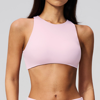 Article populaire : Brassière de sport à dos ouvert avec coussinets, en Nylon Spandex, style débardeur, pour Pilates, Tennis et entraînement sportif toutes saisons