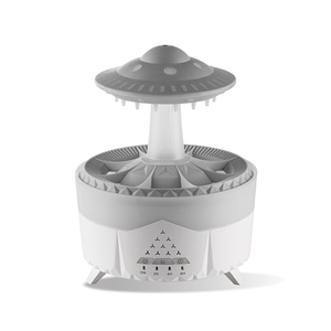 Ultrasons Rain <span class=keywords><strong>Cloud</strong></span> LED Lampe Aroma Humidificateur Télécommande Sglingling Diffuseur d'huile pour la maison Hôtel Yoga Snuggling <span class=keywords><strong>Cloud</strong></span> Style - Product Image 6