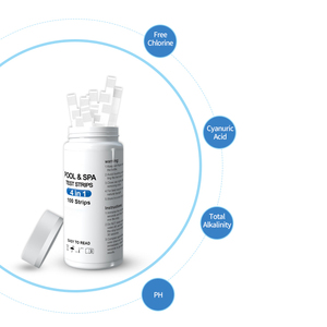 Tiras Reactivas <span class=keywords><strong>para</strong></span> Piscina 4 en 1, Tiras Reactivas <span class=keywords><strong>para</strong></span> Pruebas <span class=keywords><strong>de</strong></span> Agua <span class=keywords><strong>de</strong></span> Piscina, Compatibles con OEM, Personalizables, <span class=keywords><strong>Cloro</strong></span>, Alcalinidad, pH - Product Image 6
