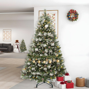Lumières de Noël LED blanc chaud pour arbre de Noël haut de gamme, décoration de Noël pour les fêtes - Product Image 6