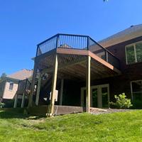 Système de garde-corps en acier galvanisé revêtu d'aluminium noir moderne Zhongchen, imperméable, pour balcon, escalier et terrasse