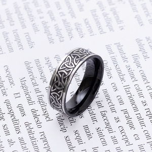 Anillo vikinga, anillos de acero inoxidable RI10 vikingo/CELTA Vikingo, martillo thoras, anillo celta de acero inoxidable Bague - Product Image 4
