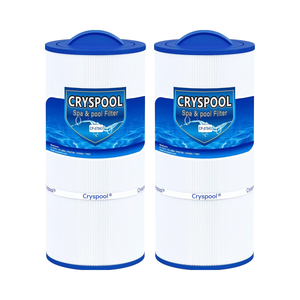 Filtre Cryspool compatible avec <span class=keywords><strong>Caldera</strong></span> 75, C-7375, 1019301, 73531, PCD75N, FC-3964, cartouche filtrante pour <span class=keywords><strong>spa</strong></span>, 2 packs de support OEM - Product Image 1