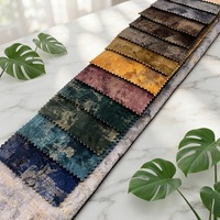Tissu en velours hollandais gaufré à motif personnalisé, 100% polyester, pour textile de maison, canapé, housse de meubles, accessoires, rideaux