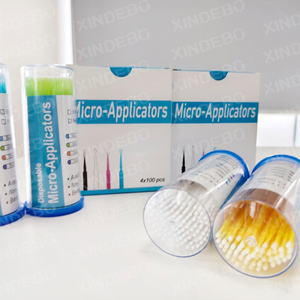 Brosses micro-applicatrices jetables pliables pour blanchiment dentaire, consommables dentaires pour résine adhésive, applicateur dentaire - Product Image 3
