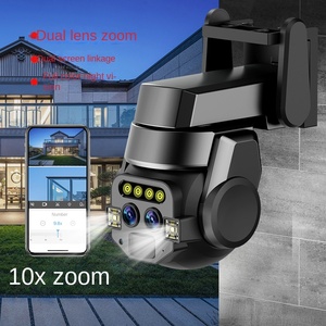 Kamera pengawas nirkabel, kamera pengawas nirkabel dengan penglihatan malam HD perbesaran 0x, kamera pengawas jaringan pelacakan otomatis, Monitor <span class=keywords><strong>CCTV</strong></span> WIFI nirkabel - Product Image 2