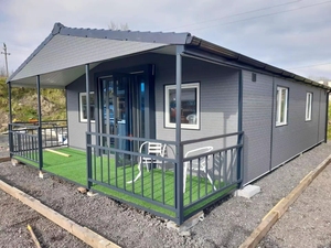 Maison conteneur extensible de 40 pieds et 20 pieds, maison préfabriquée <span class=keywords><strong>en</strong></span> acier, véranda, expédition préfabriquée mobile pour l'habitation et l'utilisation de cafés - Product Image 5