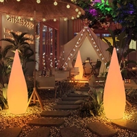 Outdoor LED-Stehlampe Wassertropfen-Design Wasserdicht Hof Rasen Camping Atmosphäre Leuchtende Beleuchtung für Heim- und Hotelgebrauch