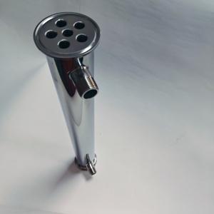 Condenseur de reflux en acier inoxydable à triple collier 2" TC x 200mm OAL, <span class=keywords><strong>D</strong></span>éphlegmateur type shotgun <span class=keywords><strong>pour</strong></span> alambic, 7 tubes intérieurs 1/2" FNPT froids - Product Image 6