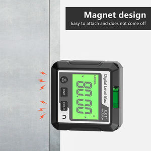 Độ chính xác cao 360 ° điện tử cấp hộp LCD hiển thị góc từ Finder Máy đo độ nghiêng 1-năm bảo hành Thiết bị kiểm tra cho - Product Image 4