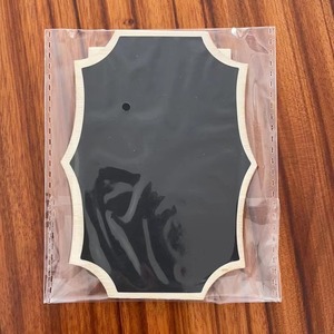 Decoraciones para Fiestas de Cumpleaños y Bodas, Diseño Art Deco Ecológico, Mini Pizarras de Madera Natural para Mesa - Product Image 6