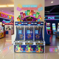 Rongxiang Original Coin Operated pour machine de jeu 3 joueurs, adapté aux enfants, alimentation 110/220V, emballage en bois, version anglaise