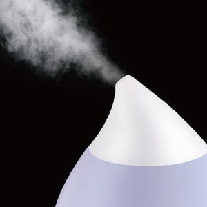 Led Water Droplet Humidifier 2.5L 4L With Essential Oil Diffuser For Bedroom Quiet Atomizer Usb Power White - Product Image 4