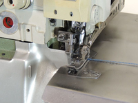 Machine à coudre Pegasus E32L pour gauchers, 2 aiguilles, 5 fils, surjeteuse à point de sécurité, commande sur mesure, dépôt requis