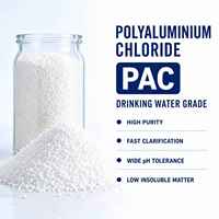 Chlorure de polyaluminium (PAC) en poudre 30% Al2O3 de qualité potable pour la transformation alimentaire