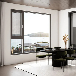 Ouvre-fenêtre automatique sans cadre en alliage d'aluminium pour <span class=keywords><strong>baie</strong></span> <span class=keywords><strong>vitrée</strong></span>, pont thermique brisé, électrique, isolé, insonorisé, antivol - Product Image 5